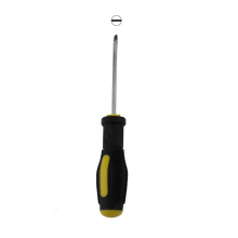 4X75mm Magnetic Tip Slotted Head Cr-V Screwdriver with TPR Handle